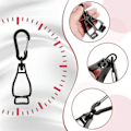 Miniatyrbillede 5 af 5: 6 stk. handskeklips holder arbejdssikkerhed klips handskeklips griber fangst