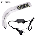 Miniatyrbillede 2 af 4: TEMPSA 10W 24 LED Akvarium Fisketank LED Clip Belysningslampe Fleksibel Lys EU