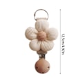 Miniatyrbilde 3 av 5: Stilig Blomsterhattklips Praktisk Blomsterhattklips Reisetilbehør Praktisk Hatteholder Egnet for Hatt og Veske Pink with khaki flow