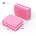 Miniatyrbild 2 av 4: 20 st nagelbufferblock, professionella nagelslipblock för gel naturliga naglar, buffer slipblock nagelkonstverktyg för salong hemmabruk (rosa) rosa