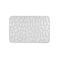 Miniatyrbilde 1 av 2: 1 stk. Baderomsmatte i Memory Foam med preget mønster, vannabsorberende og vaskbar, sklisikker, tykk, myk og komfortabelt teppe til dusj G