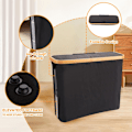 Miniatyrbillede 3 af 5: Toiletpapir opbevaring, til op til 12 mega ruller, 43,5 x 14,5 x 3 (sort)