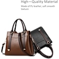 Miniatyrbillede 3 af 7: Damehåndtasker, Elegant Tote Bag med Top-Håndtag, Skuldertaske, Patent Læder Håndtaske, Arbejdstaske til Damer Café