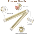 Miniatyrbilde 2 av 3: 2 stk. Enkel Donut Bun Maker for Hår, Fransk Twist Fold Wrap Snap Band for å Lage DIY Hårfrisyrer, Ballett Hår Deft Bun Hårstylingtilbehør White