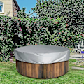Miniatyrbild 5 av 5: SPA-skydd för badtunna, vattentätt runt uppblåsbart badtunneskydd - Vattenavvisande dammskydd för pool 190*30cm