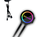 Miniatyrbillede 2 af 6: AiO Cooler RGB 240mm Sort