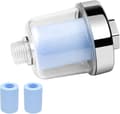 Miniatyrbild 1 av 5: Duschfilter, 1/2 tum Anti-kalkfilter med 3 Utbytbara Blå Filter