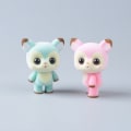 Miniatyrbild 4 av 5: Plushdjursbildekoration Flicka Plyschdocka Söt Vit Katt Plast