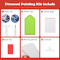 Miniatyrbild 2 av 2: 30x40cm 5D Diamantmålning Kit för Vuxna, Måne Diamantkonst Kit