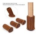 Miniatyrbild 4 av 5: 16-pack möbelsockor i stickad design för stolsben