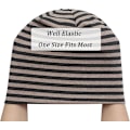 Miniatyrbillede 5 af 6: (Grå) Tynd Casual Bomulds Beanie Hue Mænd Kvinder Mode Blød Stræk Strikket Skull Hue