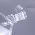 Miniatyrbild 3 av 5: Sexig Kvinna 3/4-kopp Transparent Klar Push Up BH Ultratunn Rem