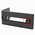 Miniatyrbild 5 av 5: Golvguide rulle hårdvara push-pull dörr begränsningshjul glid