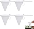 4 st Köksbaknings-trattar, Små Plastköks-trattar, Pastr