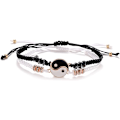 Miniatyrbild 2 av 5: 2 Vänbandsarmband Justerbart Snöre Yin Yang Armband