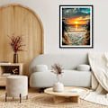 Miniatyrbild 2 av 5: 5D Diamantmålning Kit för Vuxna, 30x40cm Strand Diamantkonst Kit