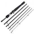 Miniatyrbillede 2 af 4: 6 Sektioner 2,1 Meter Carbon Spinning Casting Fiskestang Lokke Fiskestang Håndstang Fiskeudstyr