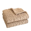Miniatyrbillede 1 af 6: Fleecetæppe - Med Cashmere-følelse - Superblødt og varmt - Fleece Plaid - Taftstof - Fleecetæppe 150 x 100 cm - Superblødt