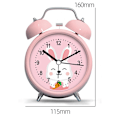 Miniatyrbild 2 av 5: 1 st 4 tums superhög väckarklocka för tunga sovande vuxna, tyst utan tickande