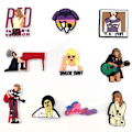 Miniatyrbilde 2 av 5: Taylor Swift Serie Hullsko Skoblomst PVC Skospenne Dekorativ Skoblomstspenne