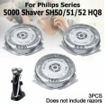 Miniatyrbild 4 av 5: 3 ersättningshuvuden för Philips Series 5000 rakmaskiner