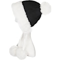 Miniatyrbild 4 av 7: (Svart) Dam Peruvian Vinter Pom Pom Beanie Öronmuffar Sherpa Fleece Foder Snö Varm Skalle Mössa Jul