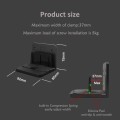 Miniatyrbild 4 av 4: (Svart) Universal väggmonterad TV-box/switch och hub/router/modem