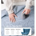 Miniatyrbilde 3 av 5: (Lysegrå) Stoffbarbermaskin med to blader, 6-blads lo-fjerner, 65 mm mesh lo-fjerner genserbarbermaskin for klær og