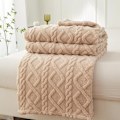 Miniatyrbillede 5 af 6: Fleecetæppe - Med Cashmere-følelse - Superblødt og varmt - Fleece Plaid - Taftstof - Fleecetæppe 150 x 100 cm - Superblødt
