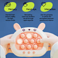 Miniatyrbild 2 av 4: （Kanin）Snabb tryck bubblor Pop Fidget Toy It Game, Snabb tryck Ljus upp Pop Interaktiv Sens