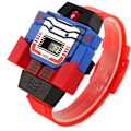 Miniatyrbild 1 av 5: Digitalt Pu-ur Bumblebee Transformers Armbandsur för Pojkar och Flickor
