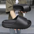 Miniatyrbilde 3 av 4: (M) Cloud Slippers for kvinner, Unisex EVA Soft Recovery Slippers, tykksålede Pillow Slippers for menn med åpen tå, dusjsko for utendørs bruk og