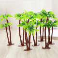 Miniatyrbild 2 av 5: 10 st Palmträdstårta Toppers Små Bonsai Stranddekorationer