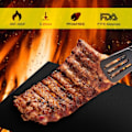 Pikkukuva 4 / 5: Grill Kangas Uuni Matto, Normaali Musta 5kpl 330*400*0.2mm