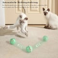 Miniatyrbild 3 av 5: Katt Leksak, Leksaksboll med LED-Ljus, 360 Grader Automatisk Rotation