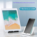 Miniatyrbillede 5 af 5: Justerbart sammenklappeligt bordstativ i plastik til 6-11\" tablet, kompatibelt med iPhone 12 Pro Max 11 XS XR X Samsung