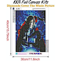 Miniatyrbild 2 av 5: (12x16tum-C) 5D DIY Diamantmålning Kit för Vuxna med Kristall