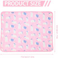 Miniatyrbillede 2 af 5: 40x50cm-Hunde Kølemåtter, Pink Katte Kølemåtte Kæledyrs Kølepude Kølemåtte til Hunde Hvalpe Kølemåtte Marsvin P