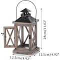 Miniatyrbild 3 av 5: Dekorativ lykta ljusstake lykta lykta lykta h