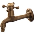 Miniatyrbillede 1 af 5: Vintage Solid Messing Havefaucet Vægmounted Tråd til Swimmingpool