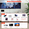 Miniatyrbillede 5 af 6: Bærbar Switch Dock til Nintendo Switch HDMI Adapter (Sort og Hvid), Rejse Dock 3-I-1 Switch Docking Station Switch USB C til HDMI