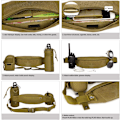 Miniatyrbild 5 av 5: Bältesväska Fanny Pack Liten Taktisk Militär Stöldskyddsväska Passar 6