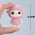 Pikkukuva 3 / 5: Plush-eläin Auton Koriste Tyttö Plush Nuken Söpö Valkoinen Kissa Plasti
