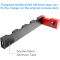 Miniatyrbilde 3 av 6: (Svart og Rød) Ladestasjon for Joycon Nintendo Switch & OLED - Lader opptil 4 kontrollere, kompatibel med Switch og Switch OLED-modell