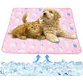 Miniatyrbillede 1 af 5: 40x50cm-Hunde Kølemåtter, Pink Katte Kølemåtte Kæledyrs Kølepude Kølemåtte til Hunde Hvalpe Kølemåtte Marsvin P