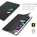 Miniatyrbild 5 av 7: Svart Smart Case för iPad Air 2, Ultratunt Lättvikts Stativ Skyddande Skal för iPad Air 2nd (A1566 A1567)