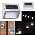 Miniatyrbild 1 av 5: 2-pack Soltrappstegslampor - 6 LED Trappstegslampor - Regnsäkra
