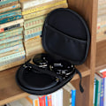 Miniatyrbillede 2 af 6: (Sort) Hovedtelefon Kuffert Bæretaske æsker til de fleste mærker/Bluetooth/HIFI/Kablede hovedtelefoner/Gaming headset (Kun æske)