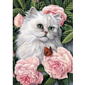 Pikkukuva 1 / 5: 30x40cm Aikuisten ja Lasten 5D DIY Timanttimaalaussetti - Ruusu Kukka