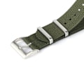 Pikkukuva 2 / 3: Nyloninen kellonrannekkeen vaihto pikakiinnityksellä, tukeva solki, kellonrannekkeet miehille ja naisille - 22MM, Khaki